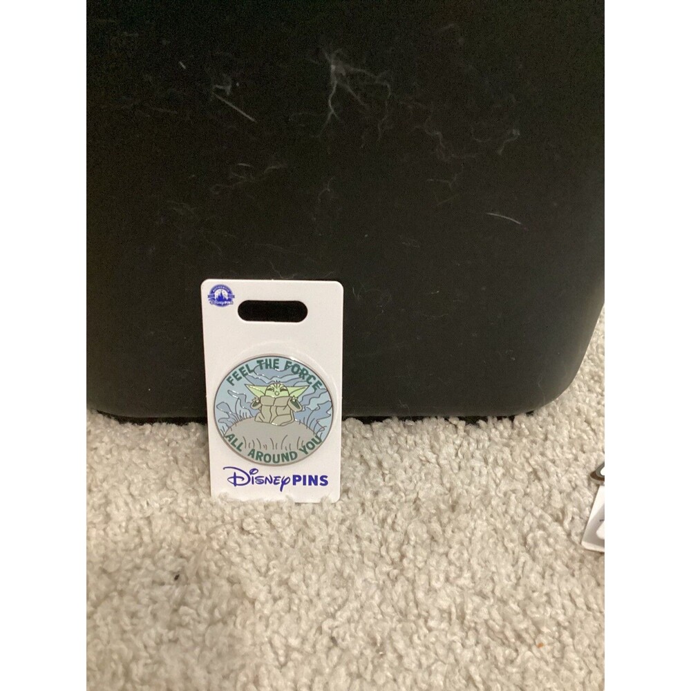 New Disney Parks Star Wars Grogu Pin Feel The Force All Around You Baby Yoda